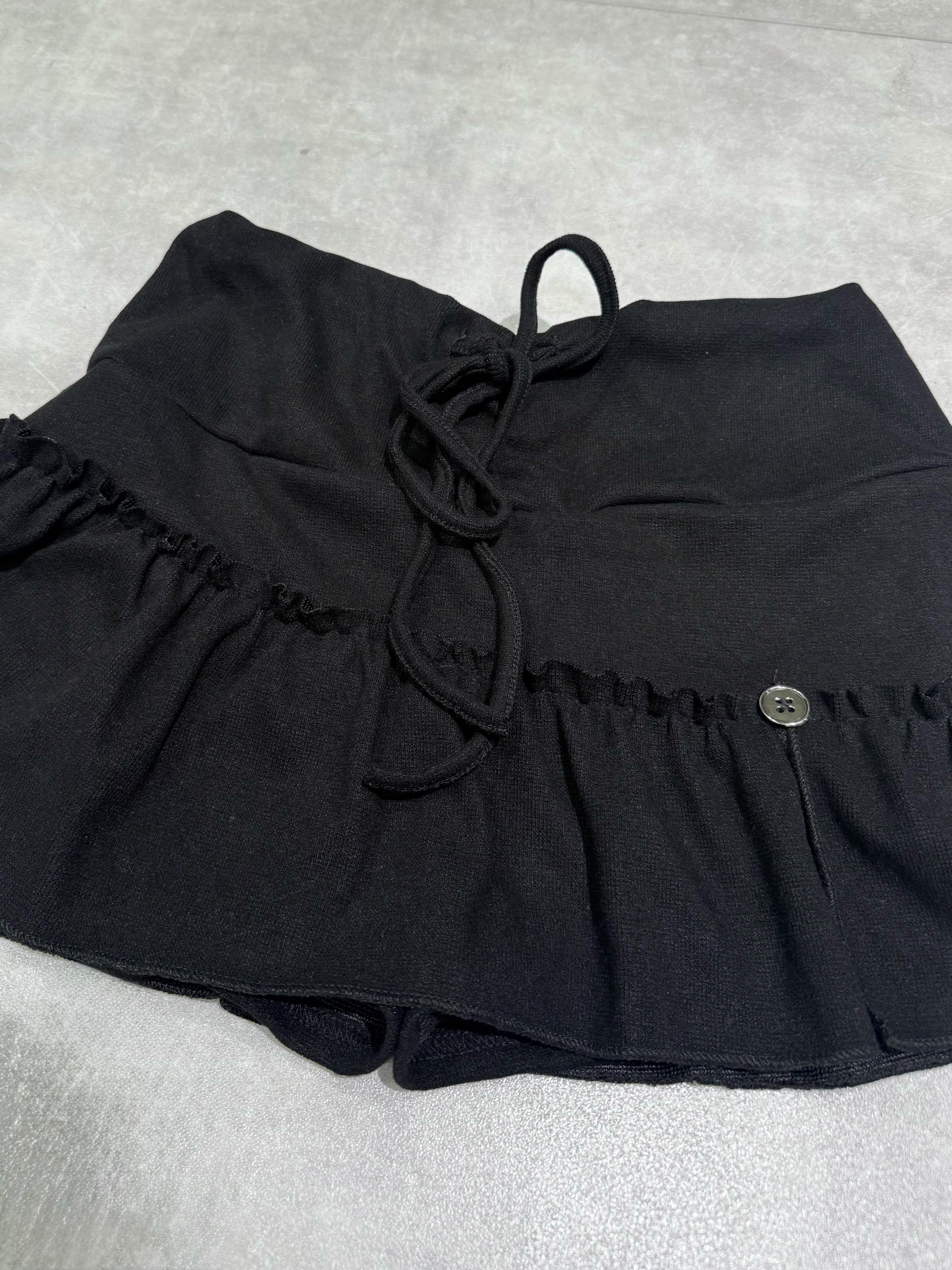 3/12 20:00発売 名古屋店WEB限定 受注制【nmtc +】border culotte skirt / 【エヌエムティーシープラス】ボーダーキュロットスカート (2color)