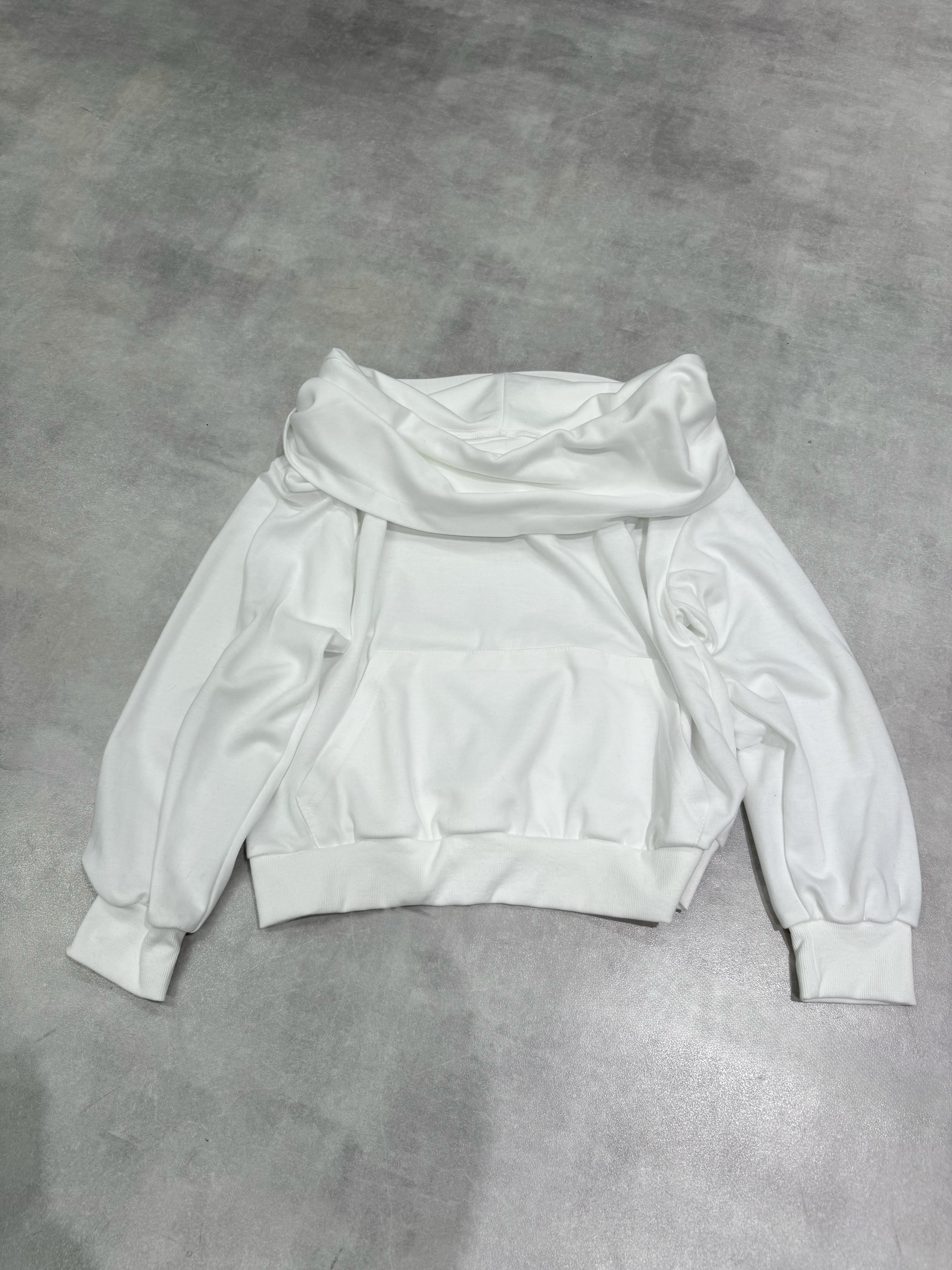名古屋店WEB限定受注制【nmtc+】2way hood off-shoulder sweat shirts (3color)