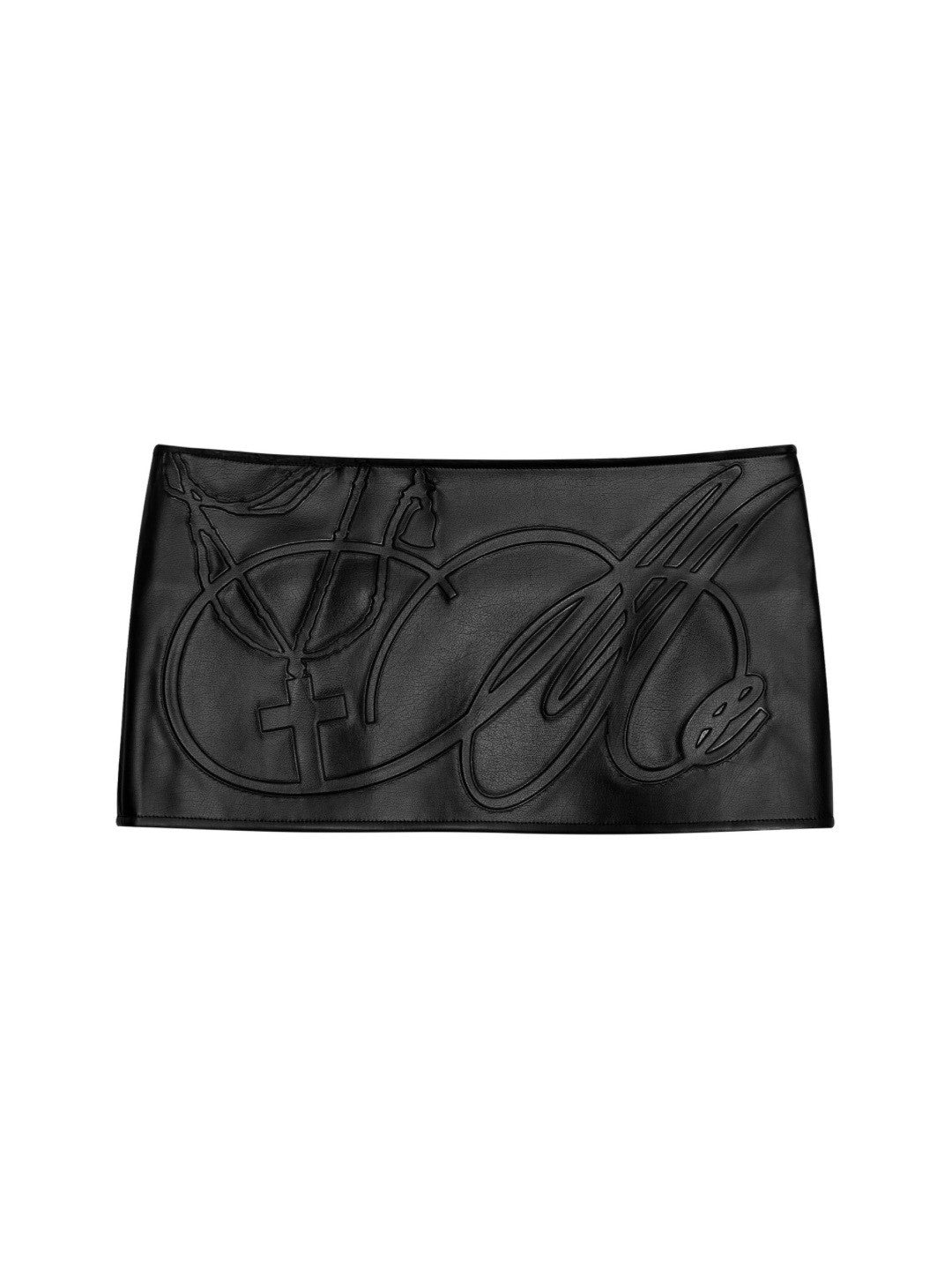 【bonnae】Embossed micro pleated skirt