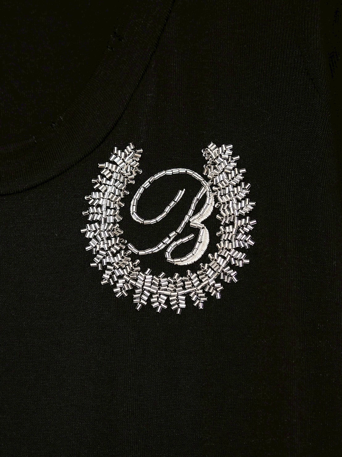 【bonnae】Beaded plunge neck top