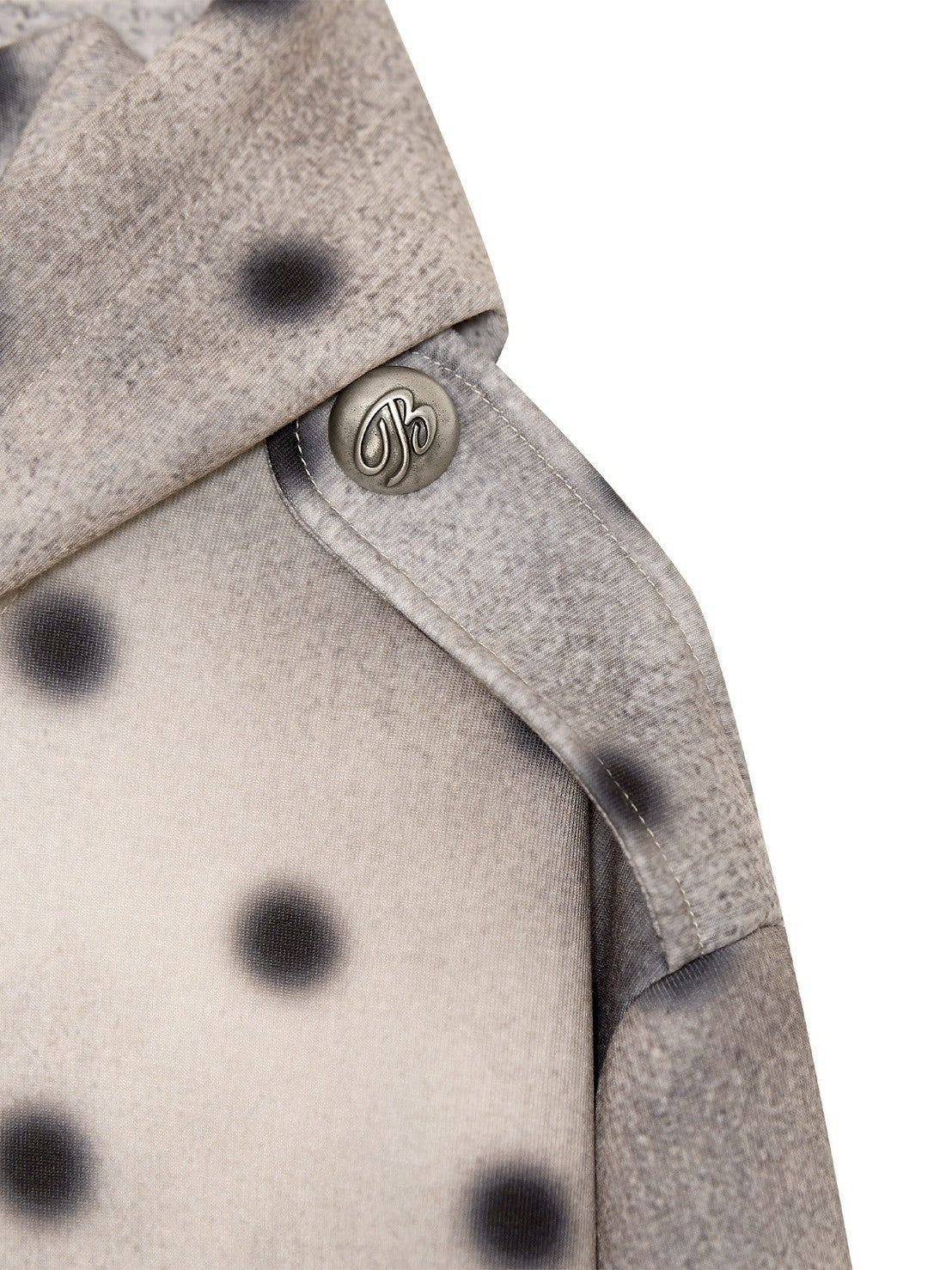 【bonnae】Dusty dot zip-up hoodie