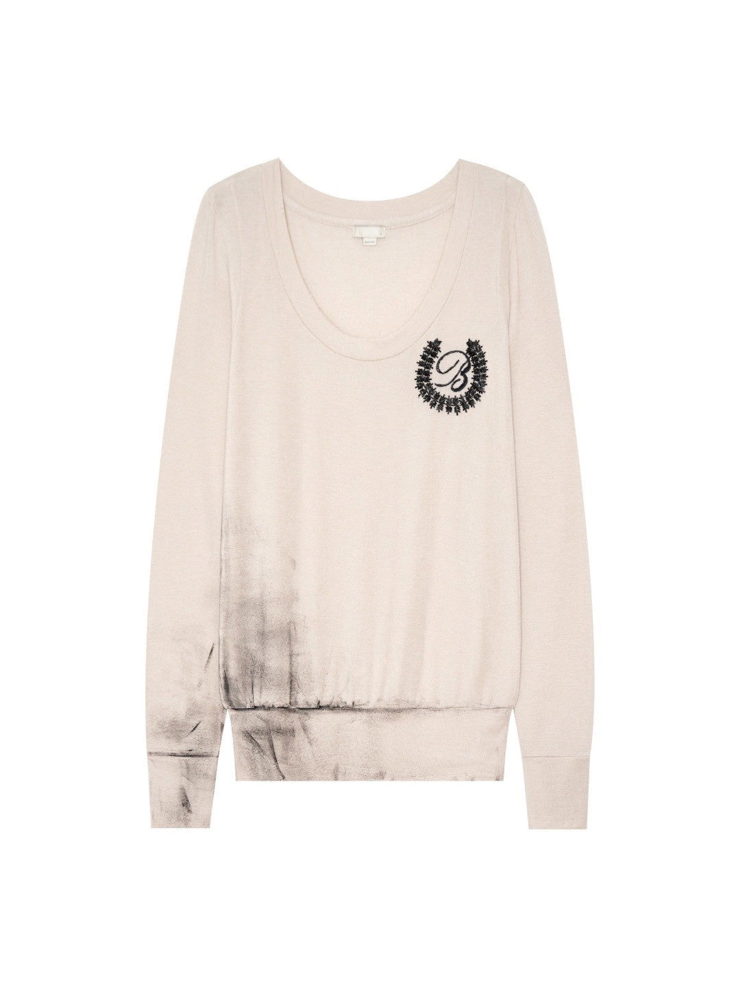 【bonnae】Beaded plunge neck top