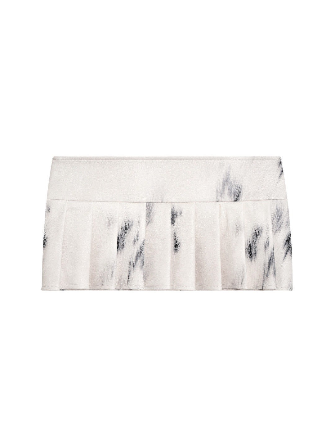 【bonnae】Embossed micro pleated skirt
