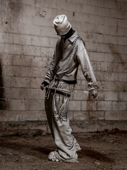 【roaringrad】Dirty Polo Sweatshirt