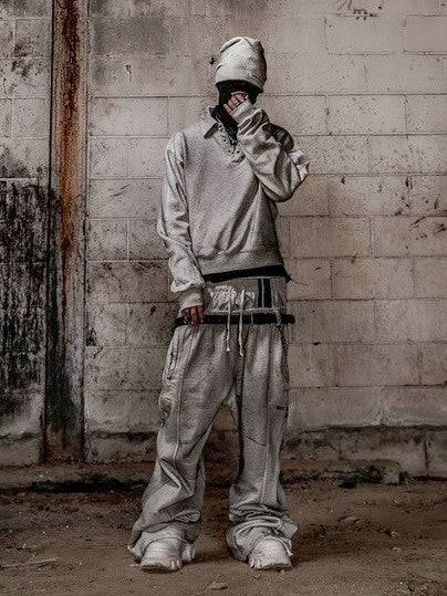 【roaringrad】Dirty Polo Sweatshirt