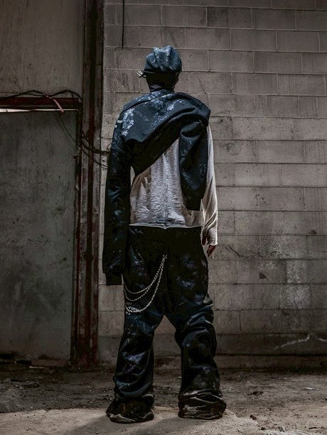 【roaringrad】Dirty Polo Sweatshirt
