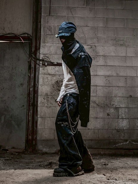 【roaringrad】Dirty Polo Sweatshirt