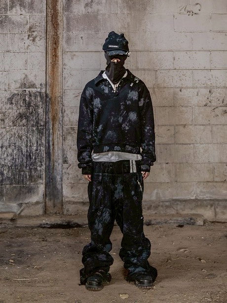 【roaringrad】Dirty Polo Sweatshirt