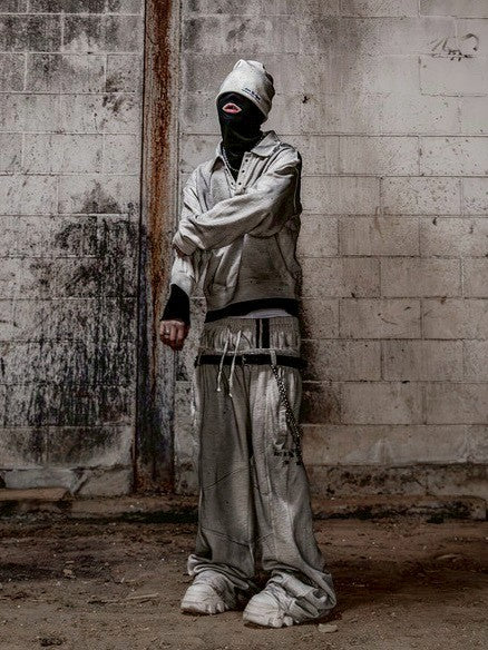 【roaringrad】Dirty Polo Sweatshirt