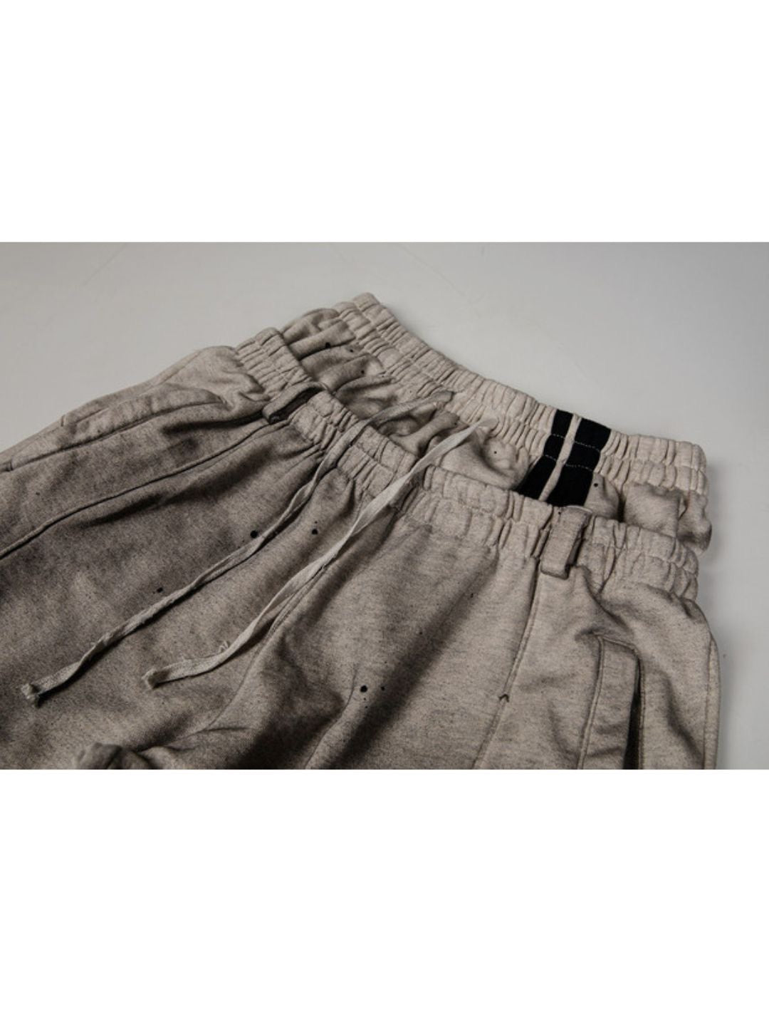 【roaringrad】Dirty Double Waist Sweat Pants