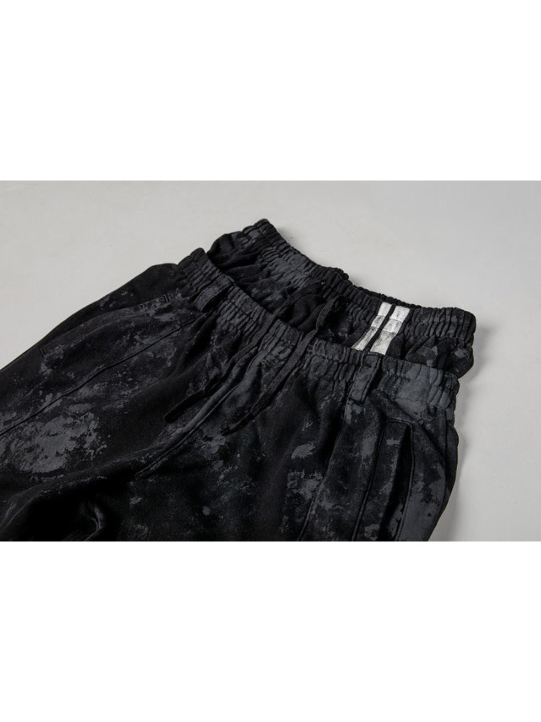 【roaringrad】Dirty Double Waist Sweat Pants