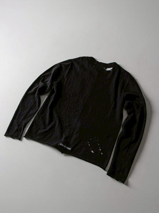 【roaringrad】Slub Distressed Long Sleeve