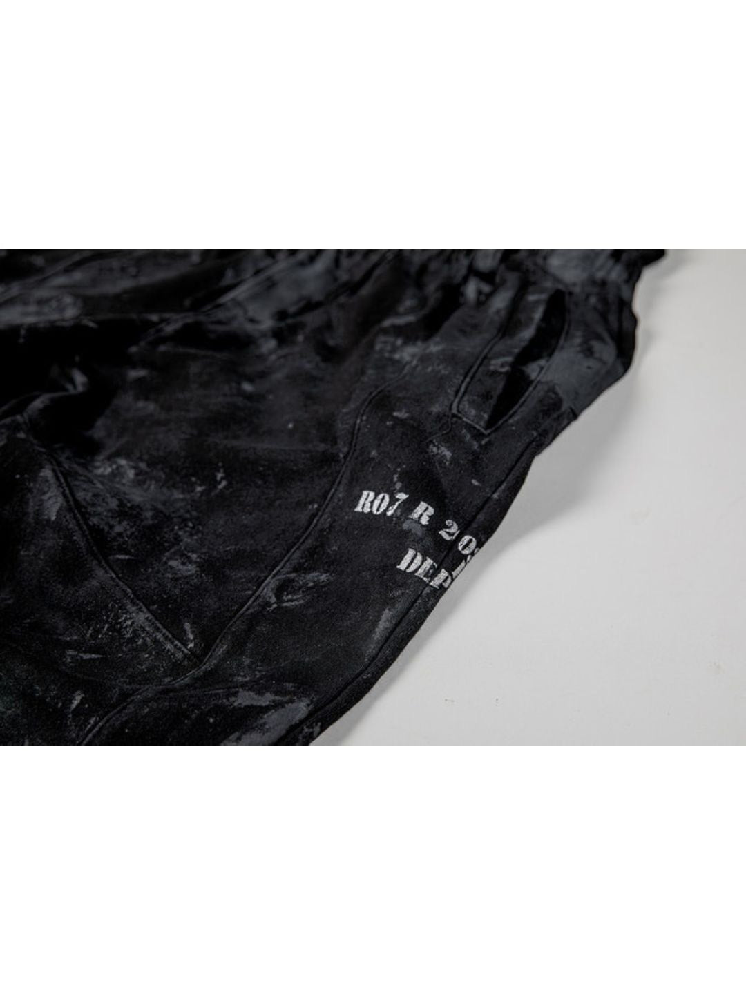 【roaringrad】Dirty Double Waist Sweat Pants