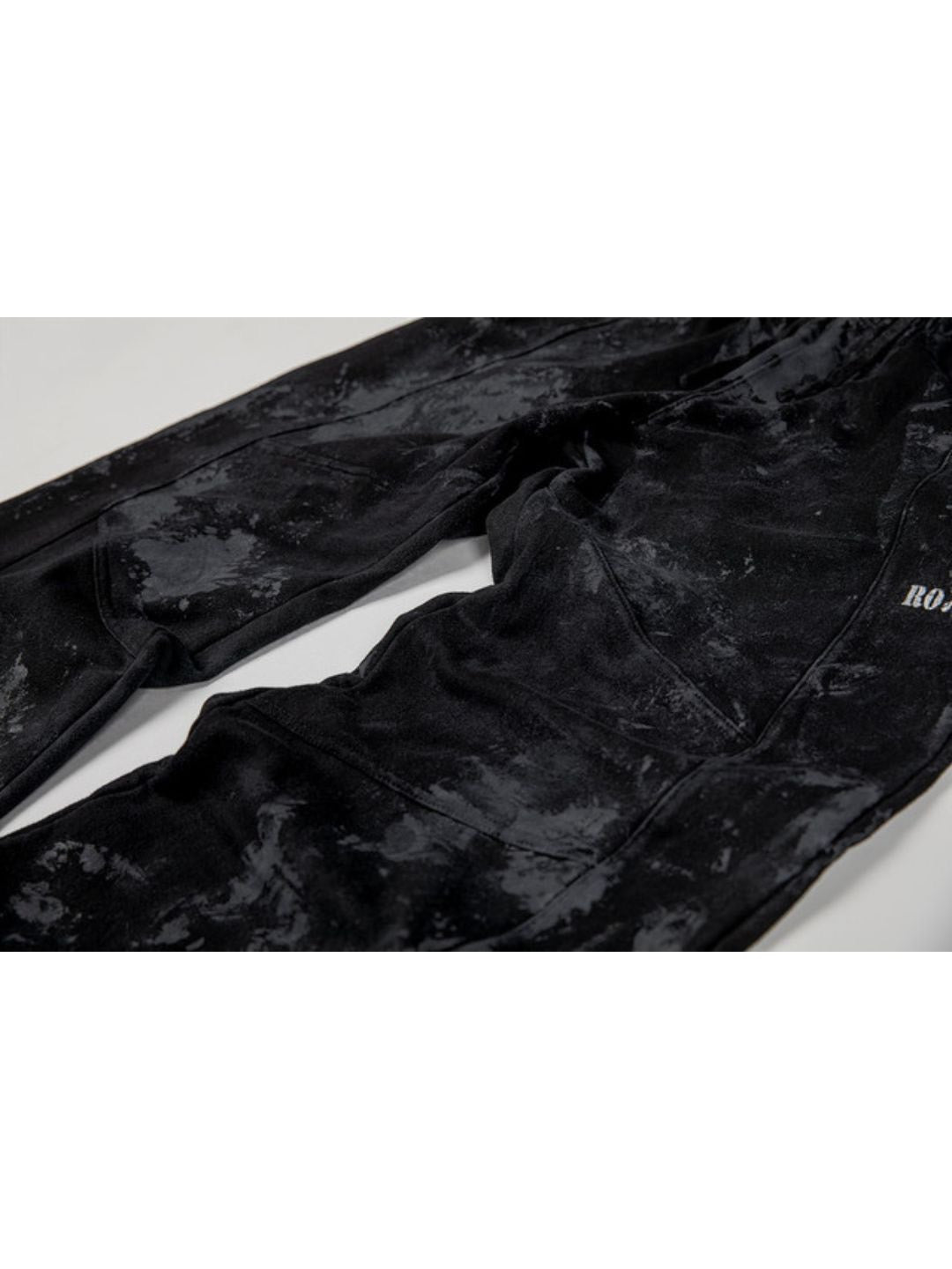 【roaringrad】Dirty Double Waist Sweat Pants