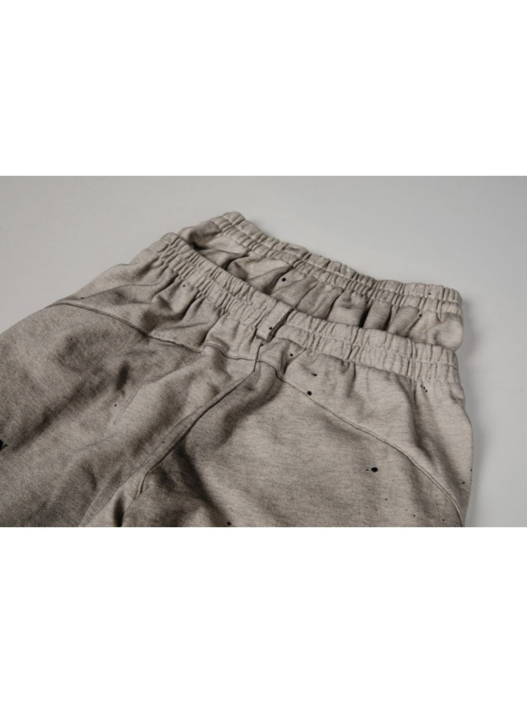 【roaringrad】Dirty Double Waist Sweat Pants