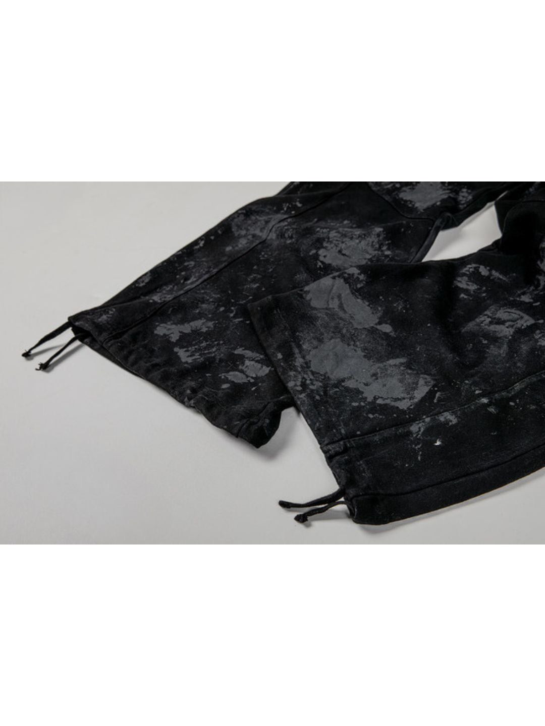 【roaringrad】Dirty Double Waist Sweat Pants