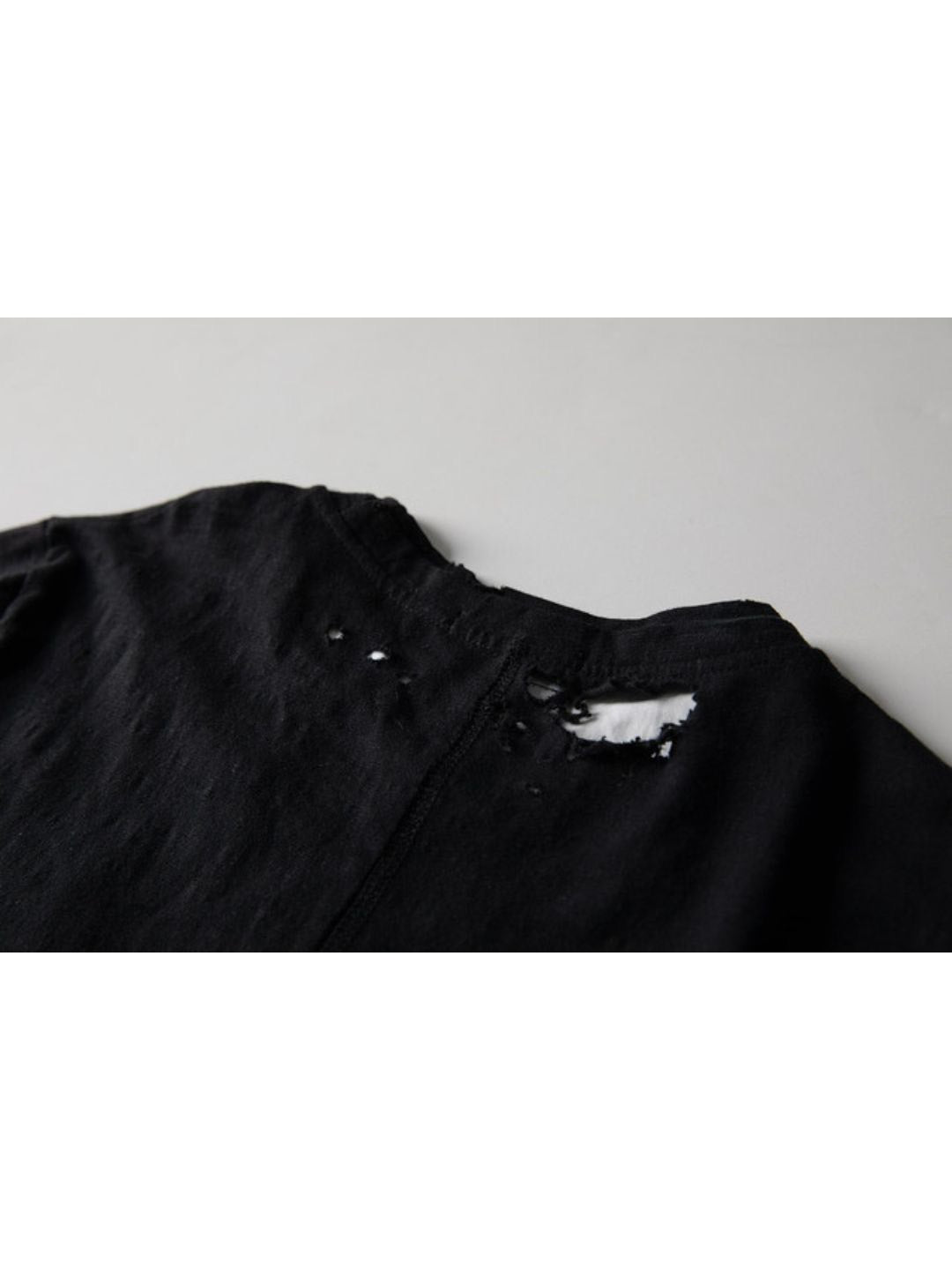 【roaringrad】Slub Distressed Long Sleeve