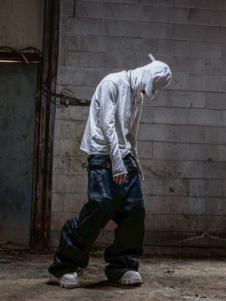 【roaringrad】Slub Distressed Long Sleeve