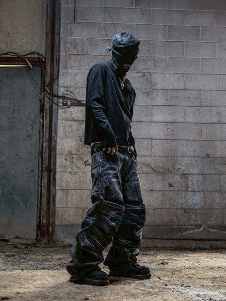 【roaringrad】Slub Distressed Long Sleeve