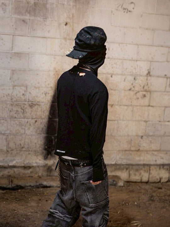 【roaringrad】Slub Distressed Long Sleeve