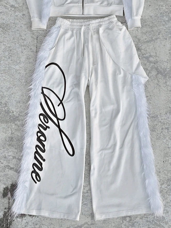【seronine】Whiteout Form Mohawk Fleece Trim Set(Pants)