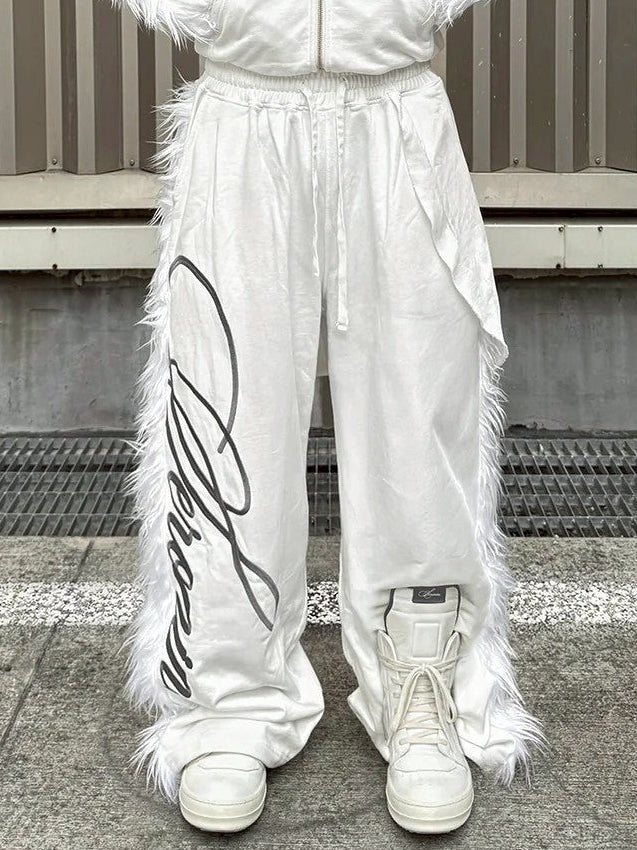 【seronine】Whiteout Form Mohawk Fleece Trim Set(Pants)