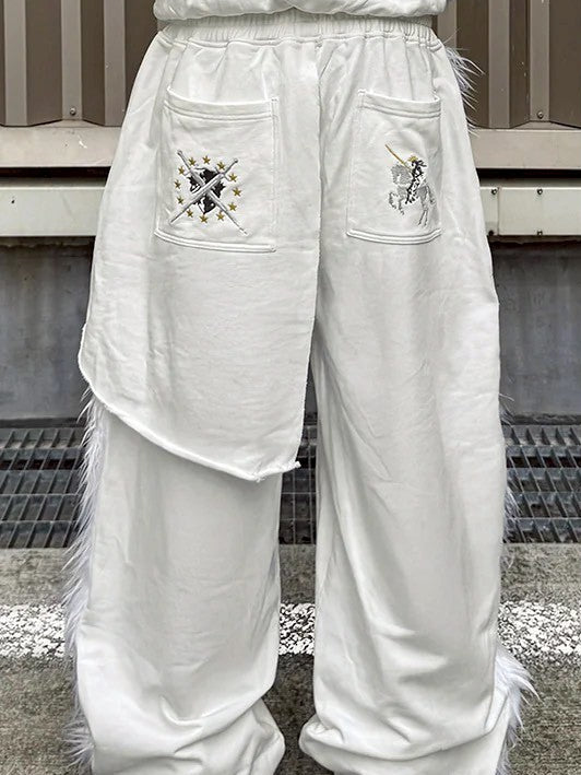 【seronine】Whiteout Form Mohawk Fleece Trim Set(Pants)