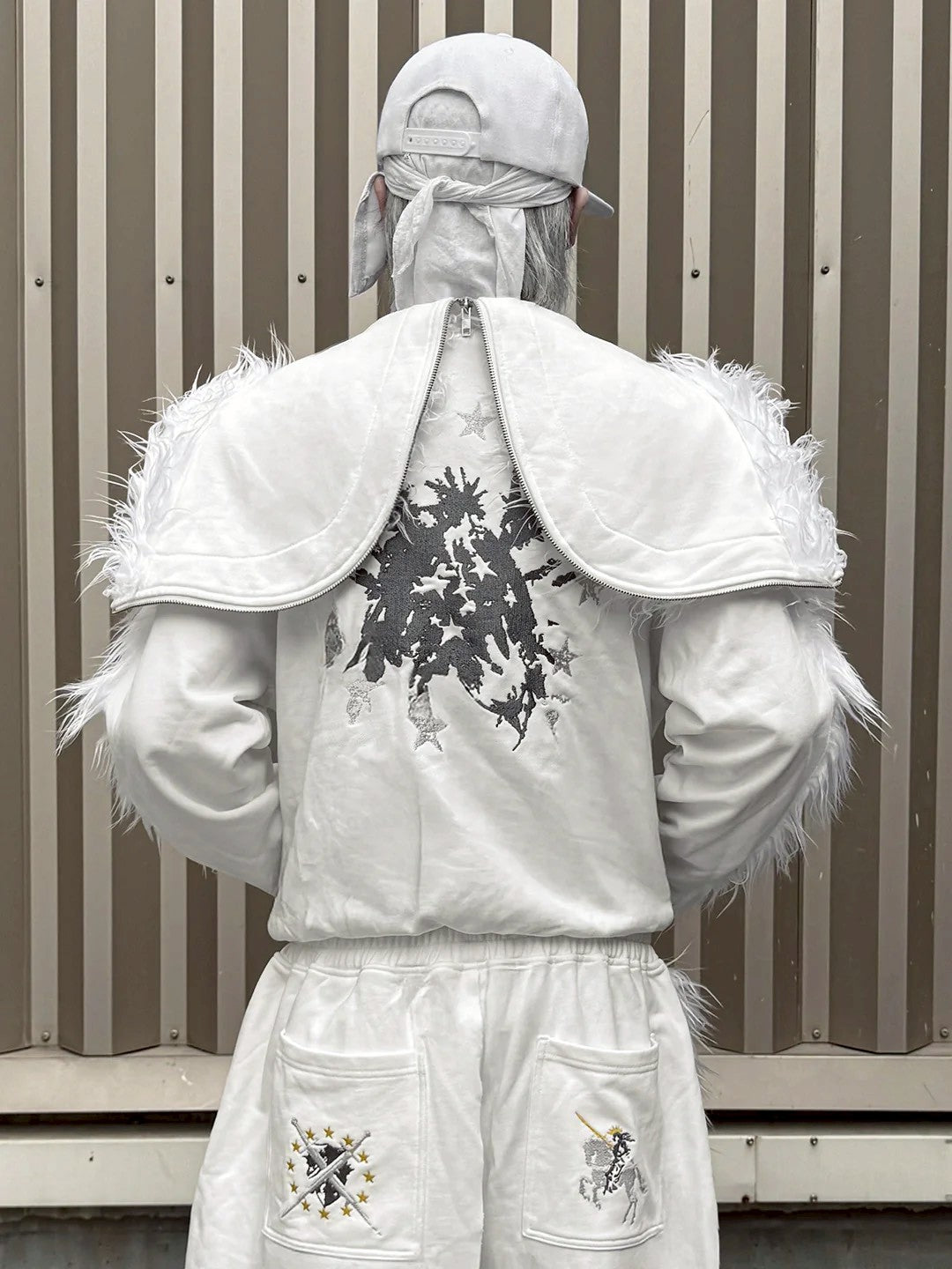 【seronine】Whiteout Form Mohawk Fleece Trim Set(Hoodzip)