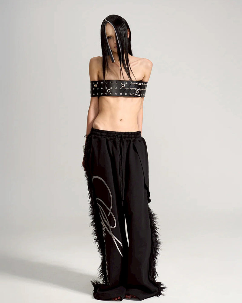 【seronine】Midnight Form Mohawk Fleece Trim Set(Pants)