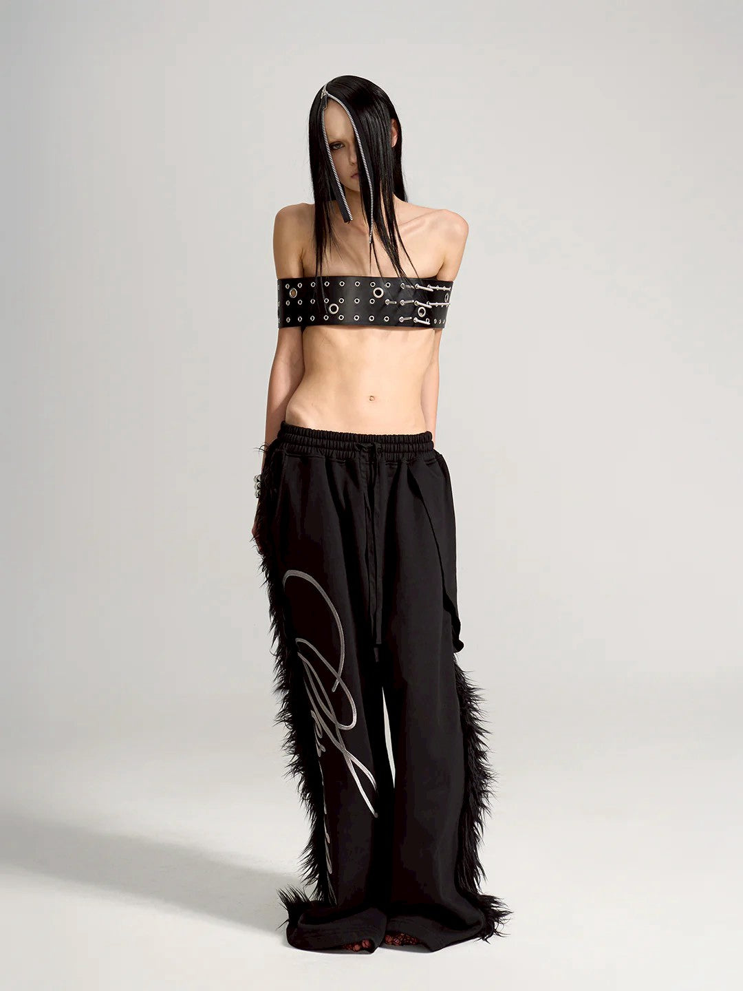 【seronine】Midnight Form Mohawk Fleece Trim Set(Pants)