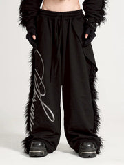 【seronine】Midnight Form Mohawk Fleece Trim Set(Pants)