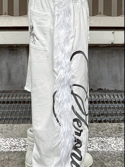 【seronine】Whiteout Form Mohawk Fleece Trim Set(Pants)