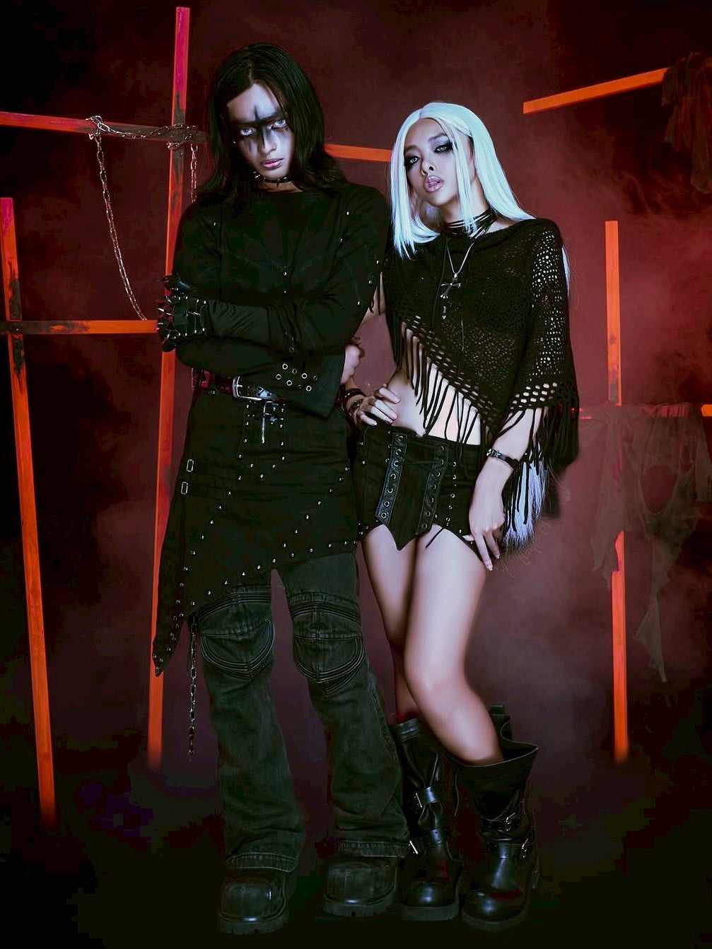 【villeiment】CRUSADE SASH MINI-SKIRT