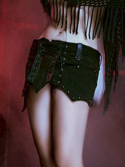 【villeiment】CRUSADE SASH MINI-SKIRT