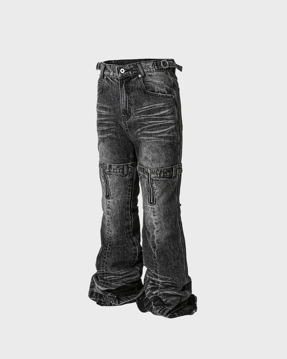 【roaringrad】Triple Ob Flare Denim Pants
