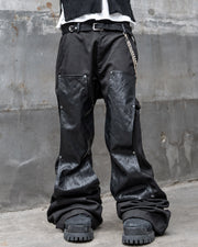 【roaringrad】Double Knee Carpenter Flared Pants