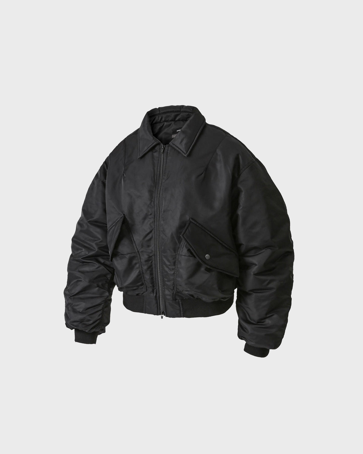 【roaringrad】26 Shirring Crop Bomber
