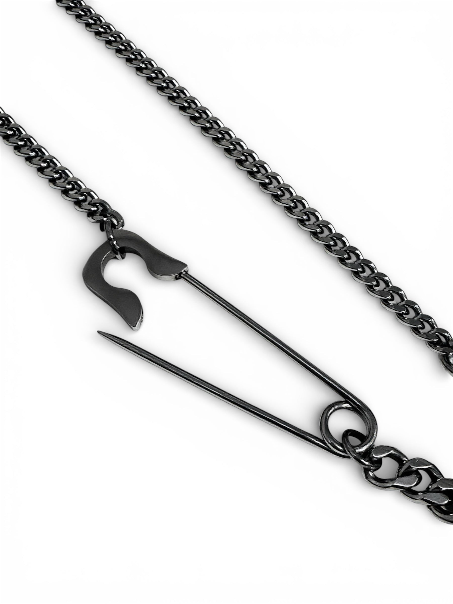受注制【Never mind the XU】clip chain necklace