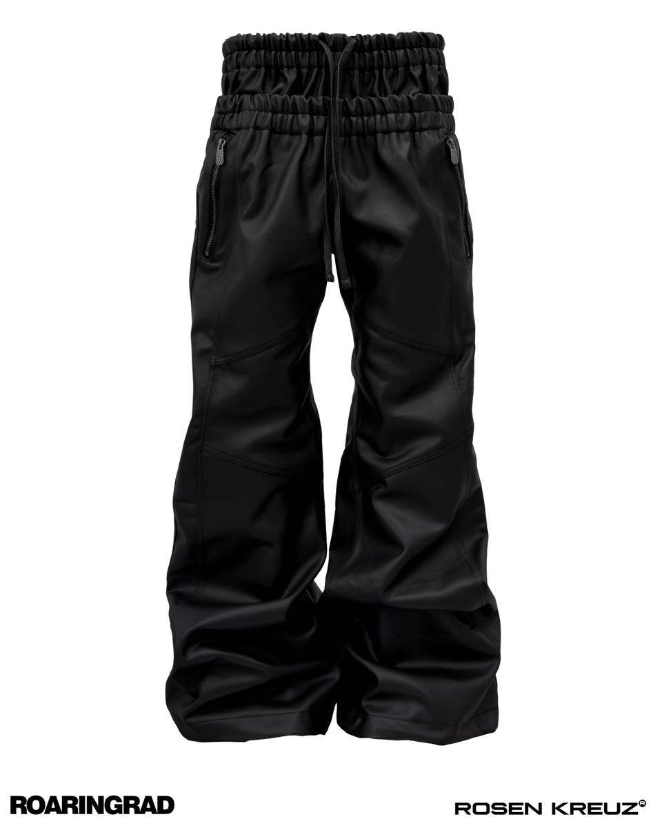 【roaringrad×RosenKreuz】Collaboration Double Waist Pants
