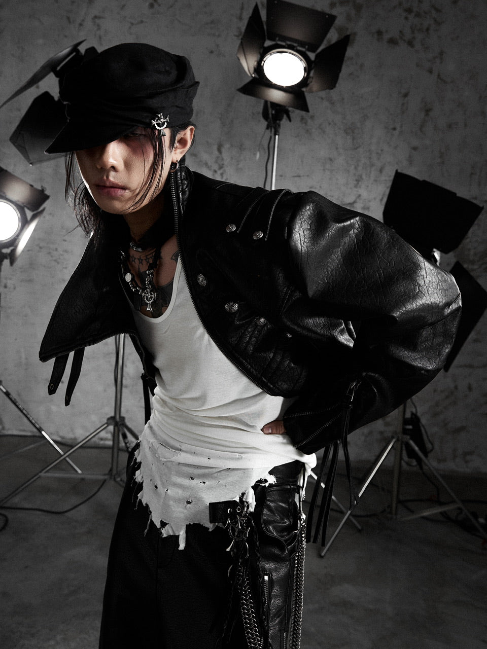 【Rosen Kreuz】SHIELD DRAPE CAP
