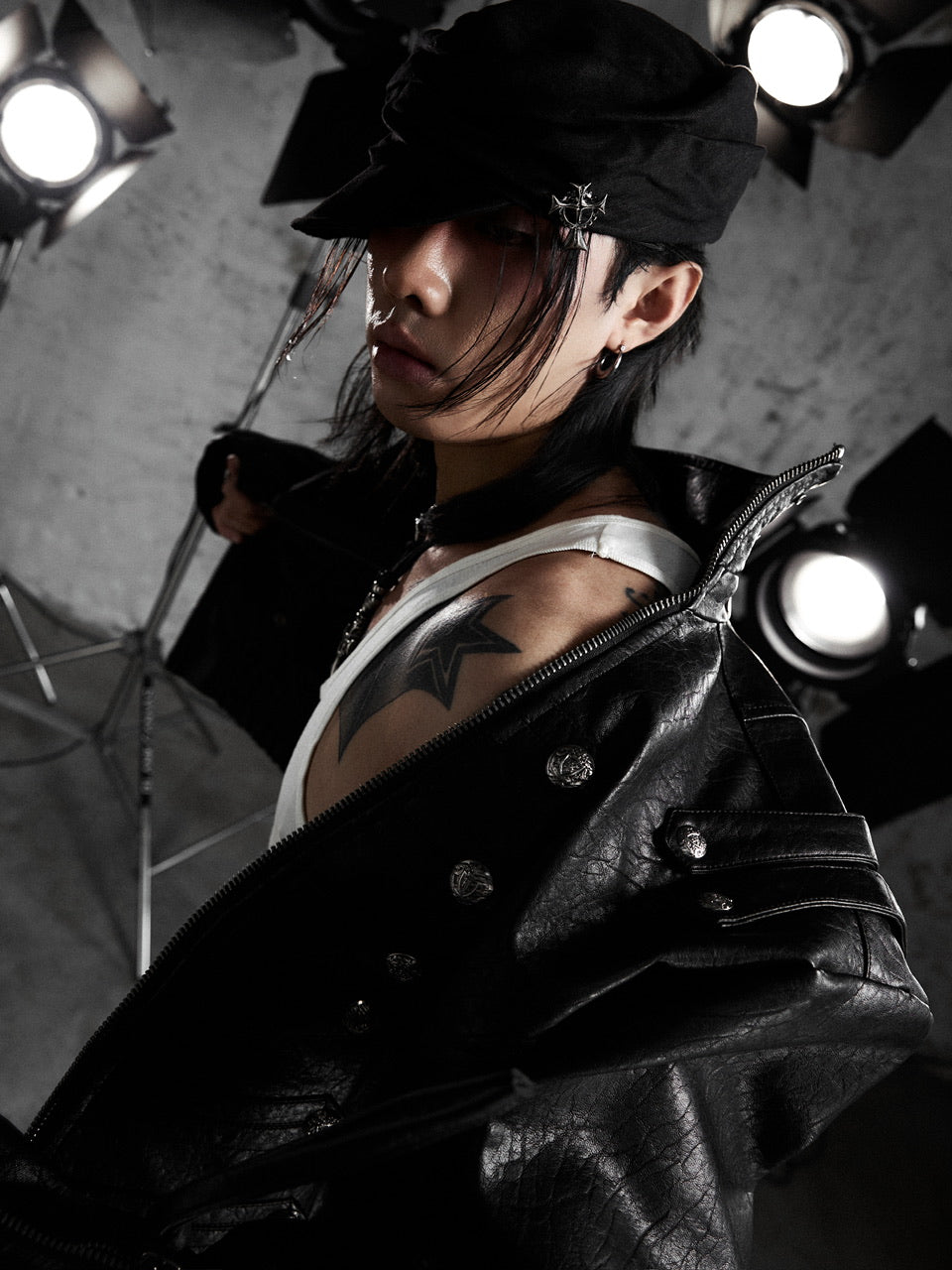 【Rosen Kreuz】SHIELD DRAPE CAP