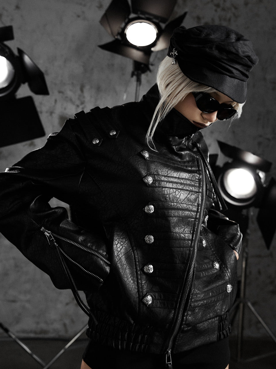 【Rosen Kreuz】SHIELD DRAPE CAP
