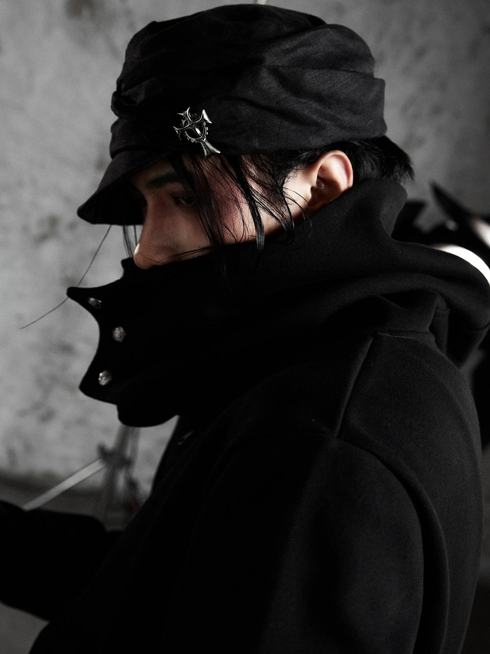 【Rosen Kreuz】SHIELD DRAPE CAP