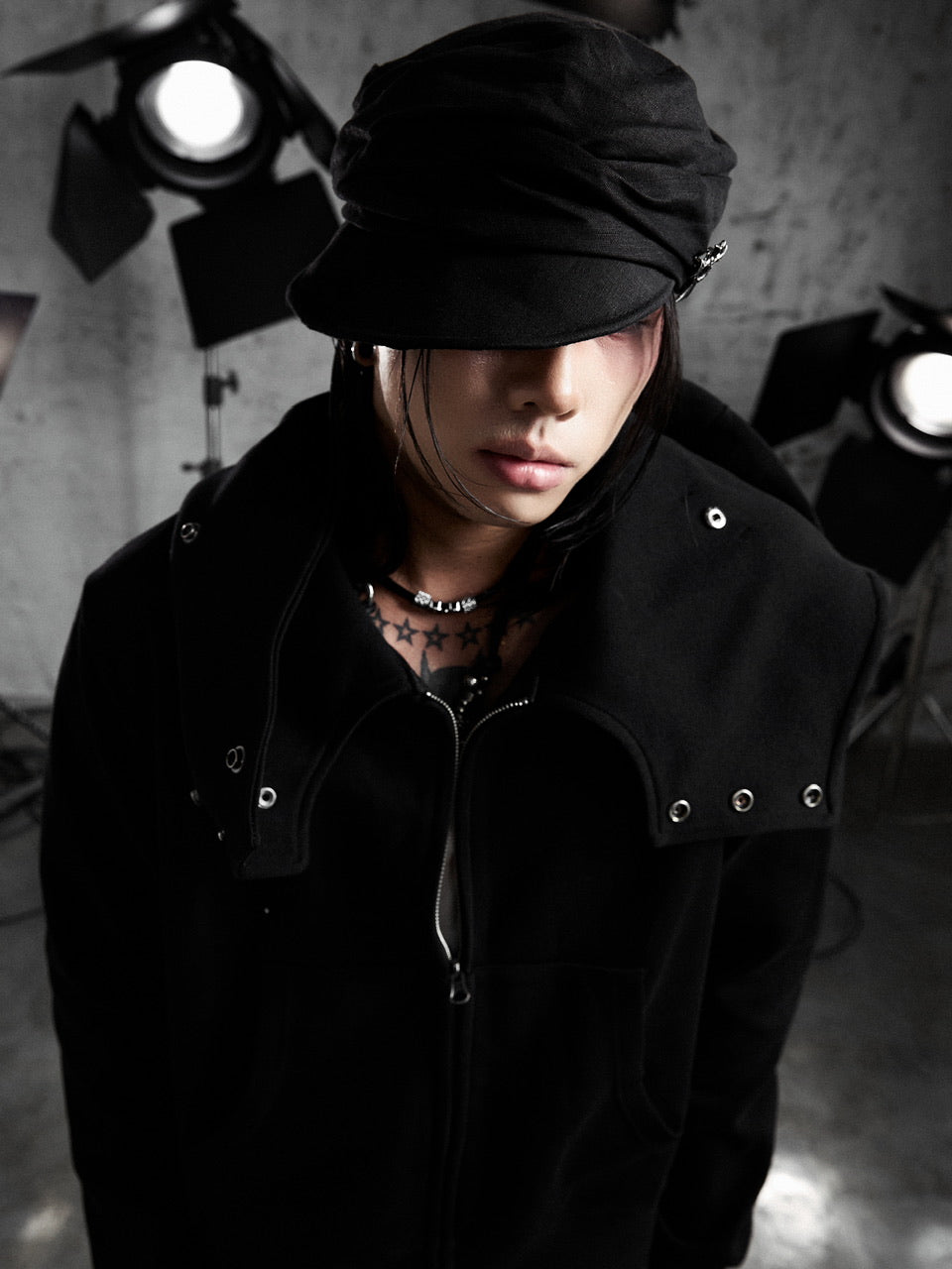 【Rosen Kreuz】SHIELD DRAPE CAP