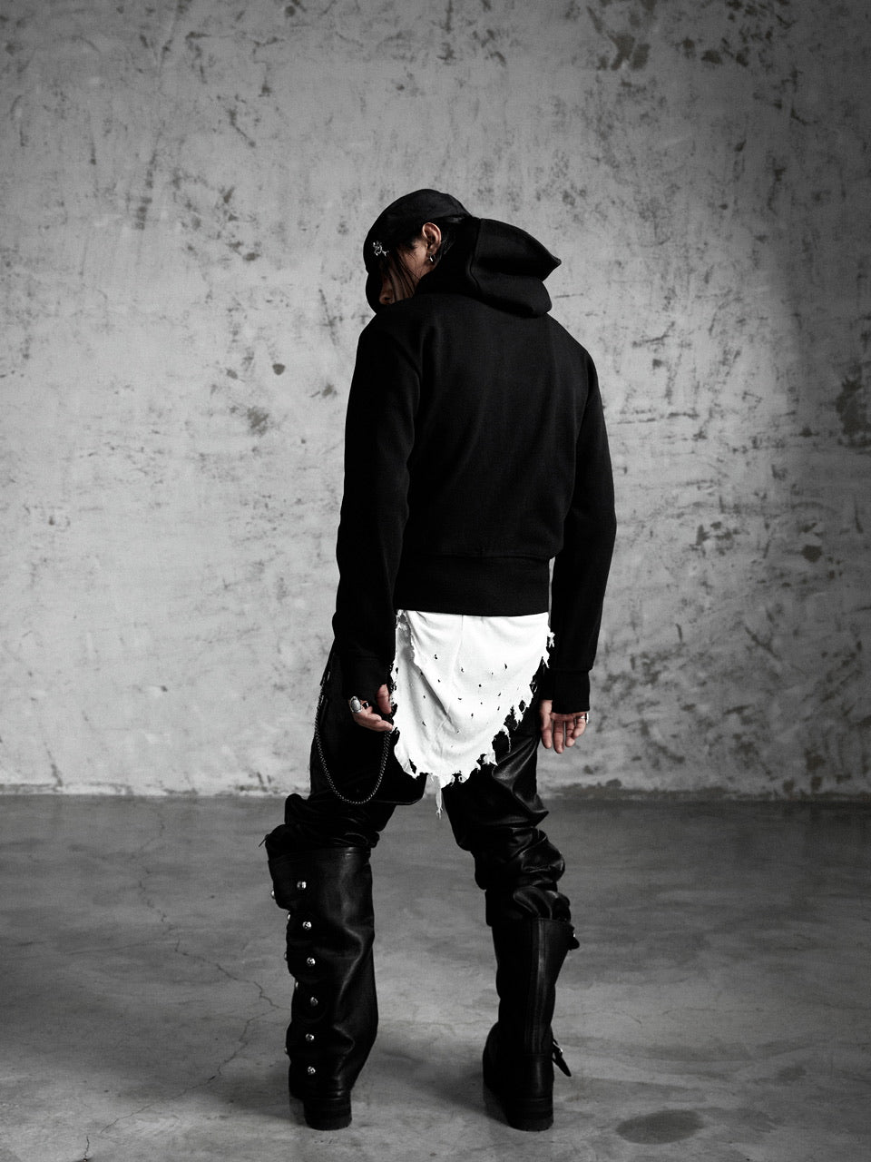 【Rosen Kreuz】GUARD NECK ZIP HOODIE