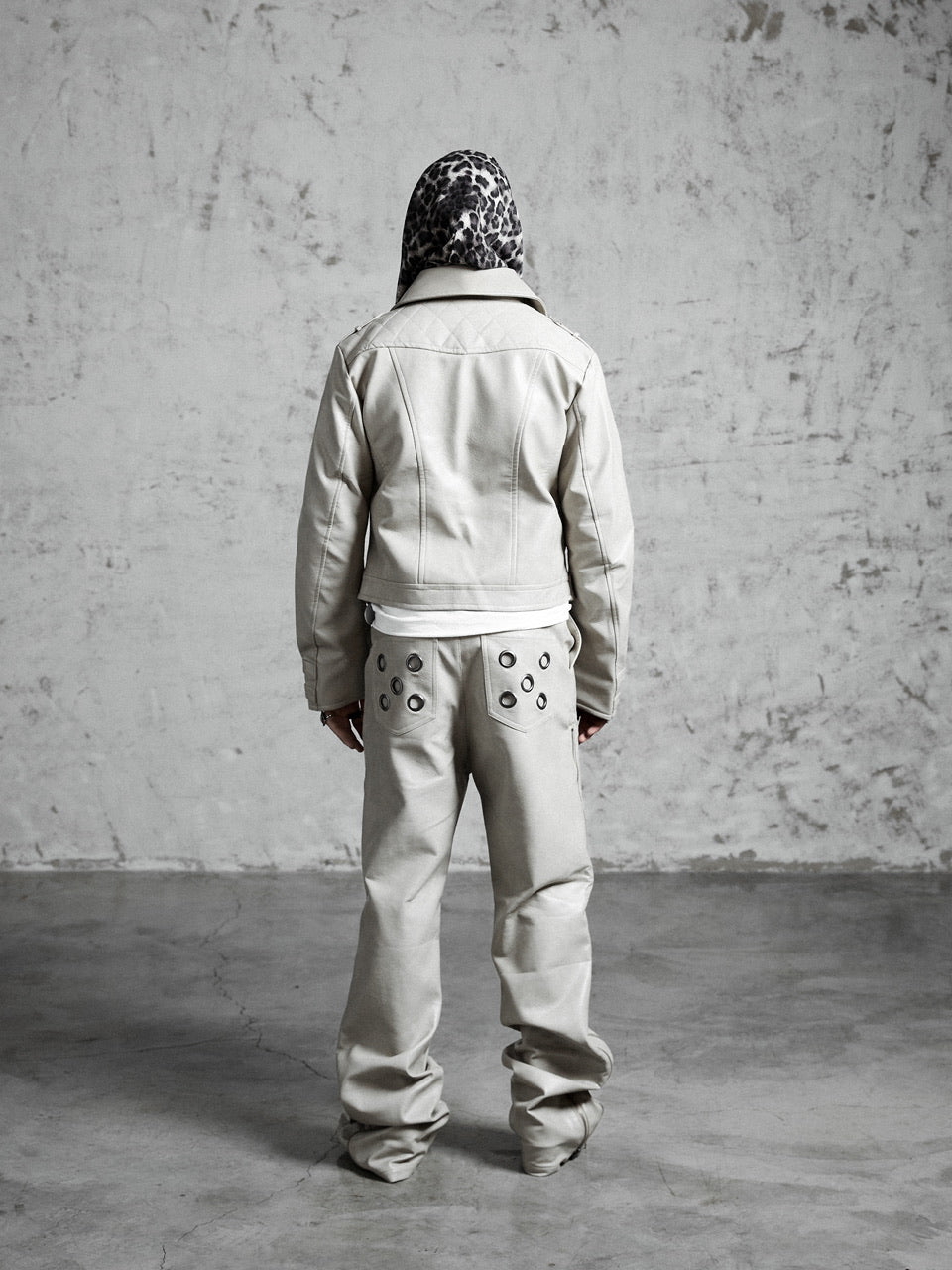 【Rosen Kreuz】MULTI-ZIP GUARD LEATHER PANTS