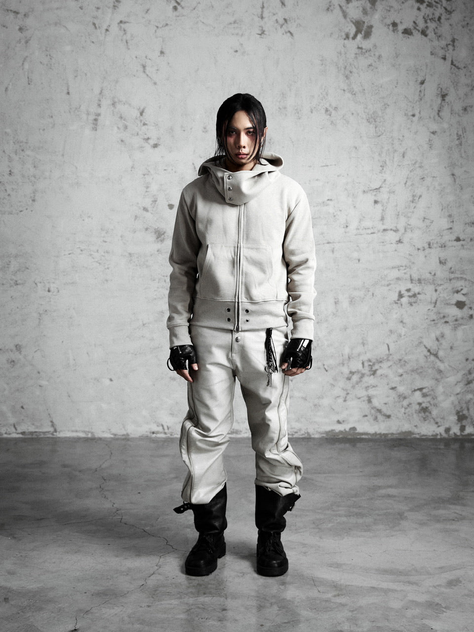 【Rosen Kreuz】GUARD NECK ZIP HOODIE