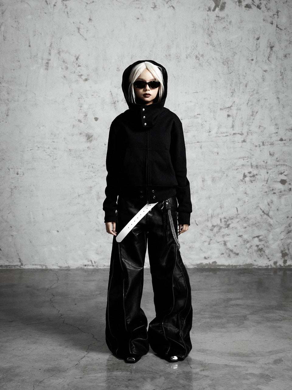 【Rosen Kreuz】GUARD NECK ZIP HOODIE