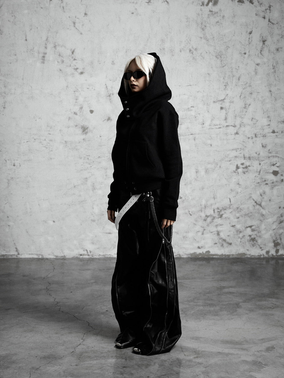 【Rosen Kreuz】GUARD NECK ZIP HOODIE