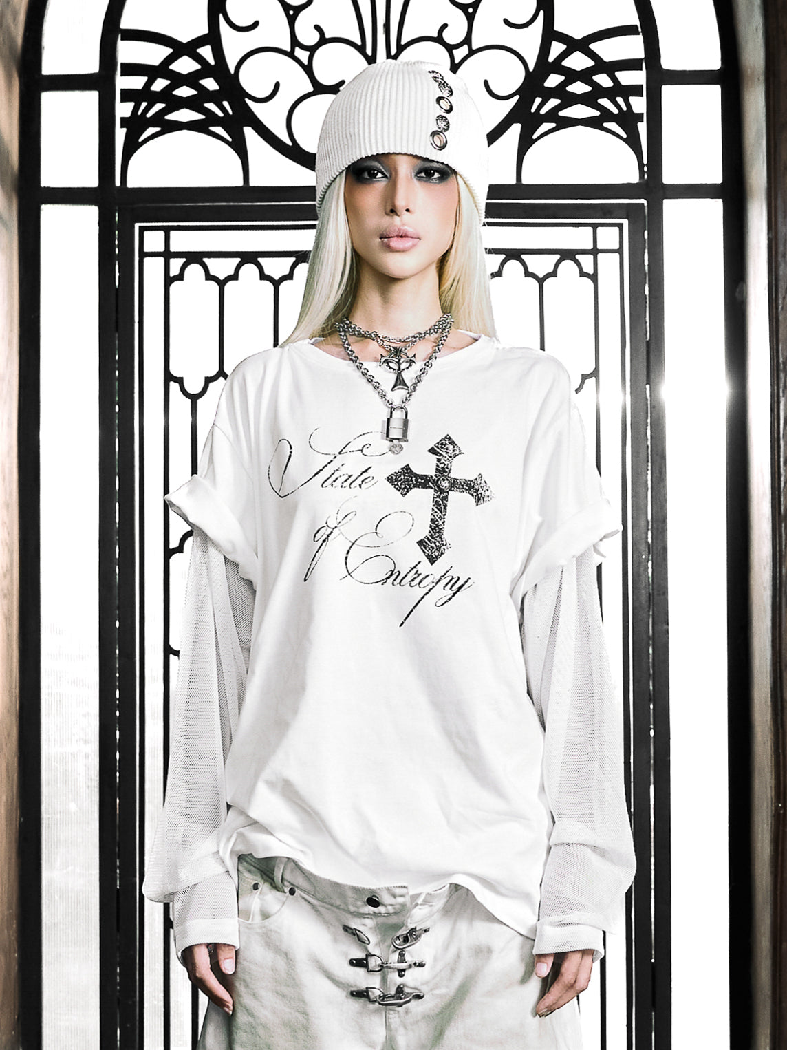 6/5 19:00先行発売【Rosen Kreuz】REGALIA CREST BEANIE